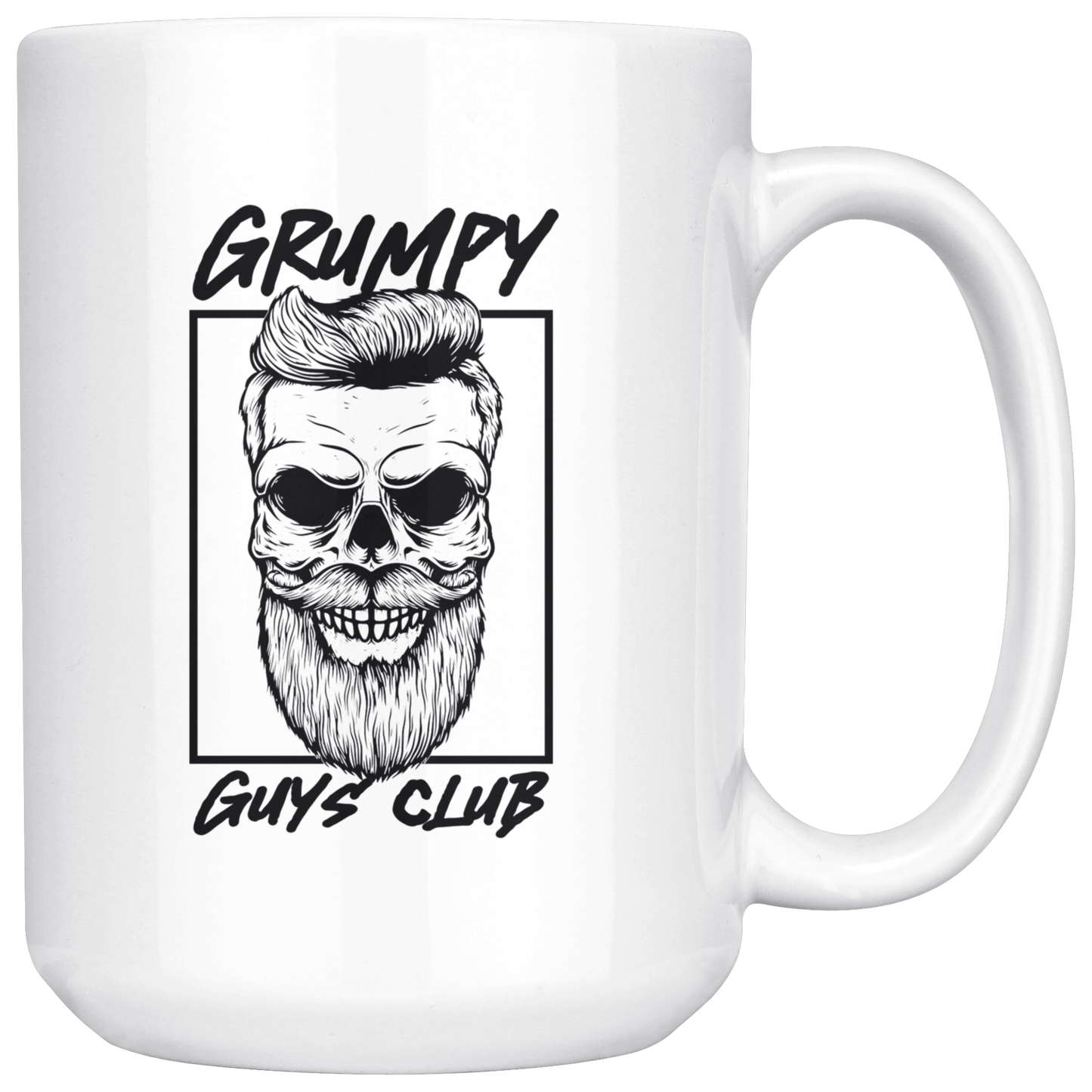 GRUMPY GUYS CLUB SKULL MUG
