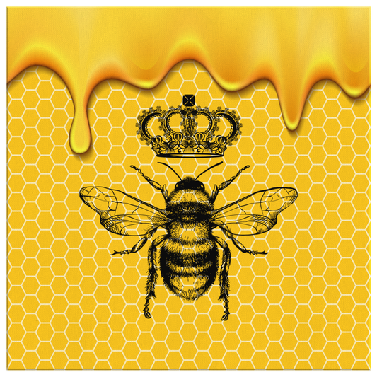 QB CLASSY QUEEN BEE GALLERY CANVAS WALL ART