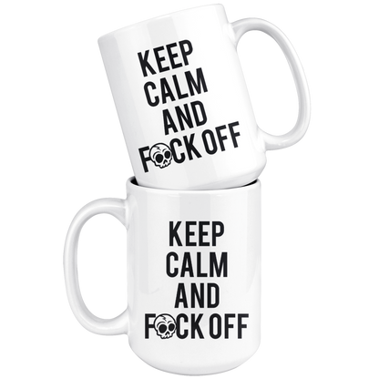 KEEP CALM AND F*CK OFF MUG