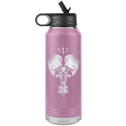 CREATE DESTROY BAD ASS HUMAN 32 OZ WATER BOTTLE