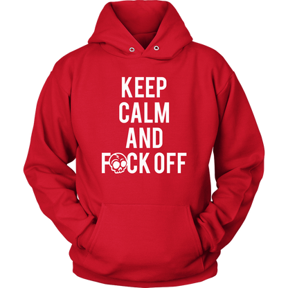 KEEP CALM AND F*CK OFF HOODIE