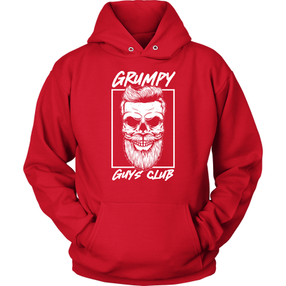 GRUMPY GUYS CLUB SKULL HOODIE