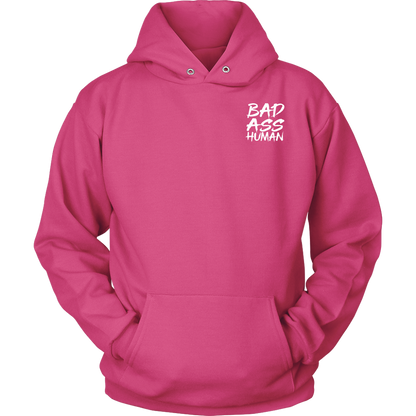 BAD ASS HUMAN SKULL ROCK HOODIE