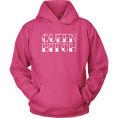 QUEEN BITCH TATTOO TYPE HOODIE