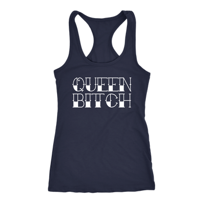 QUEEN BITCH TATTOO TYPE RACERBACK TANK