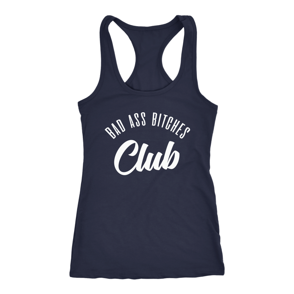 BAD ASS BITCHES CLUB RACERBACK TANK