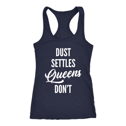 QUEENS DON'T SETTLE RACERBACK TANK