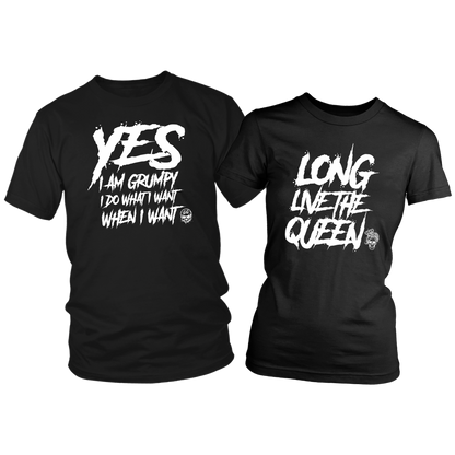 QUEEN AND GRUMPY COMBO TSHIRTS