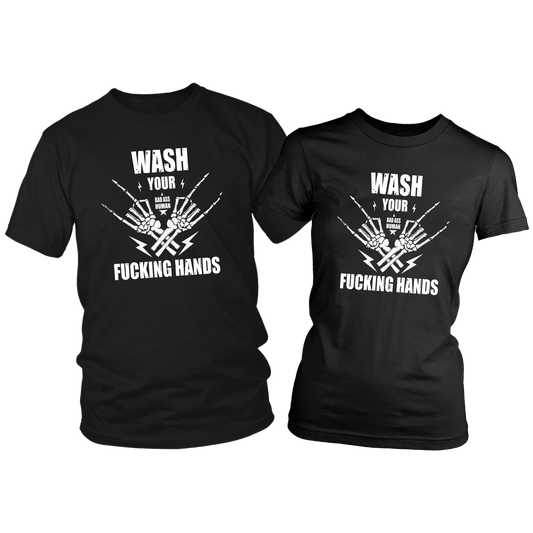 WASH YOUR ROCK HANDS COMBO TSHIRTS