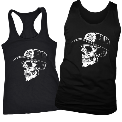 BAD ASS HUMAN SKULLCAP COMBO TANKS