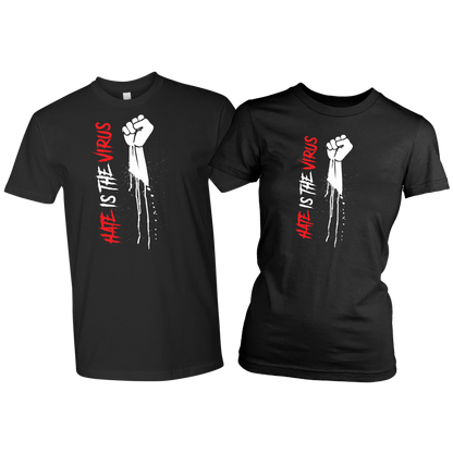 HATE IS THE VIRUS DRIP COMBO TSHIRTS