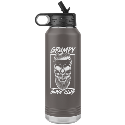 GRUMPY GUYS CLUB SKULL 32 OZ WATER BOTTLE
