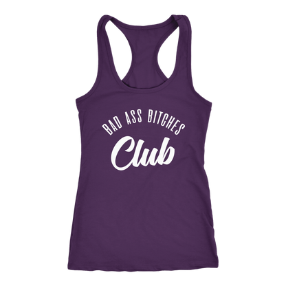 BAD ASS BITCHES CLUB RACERBACK TANK