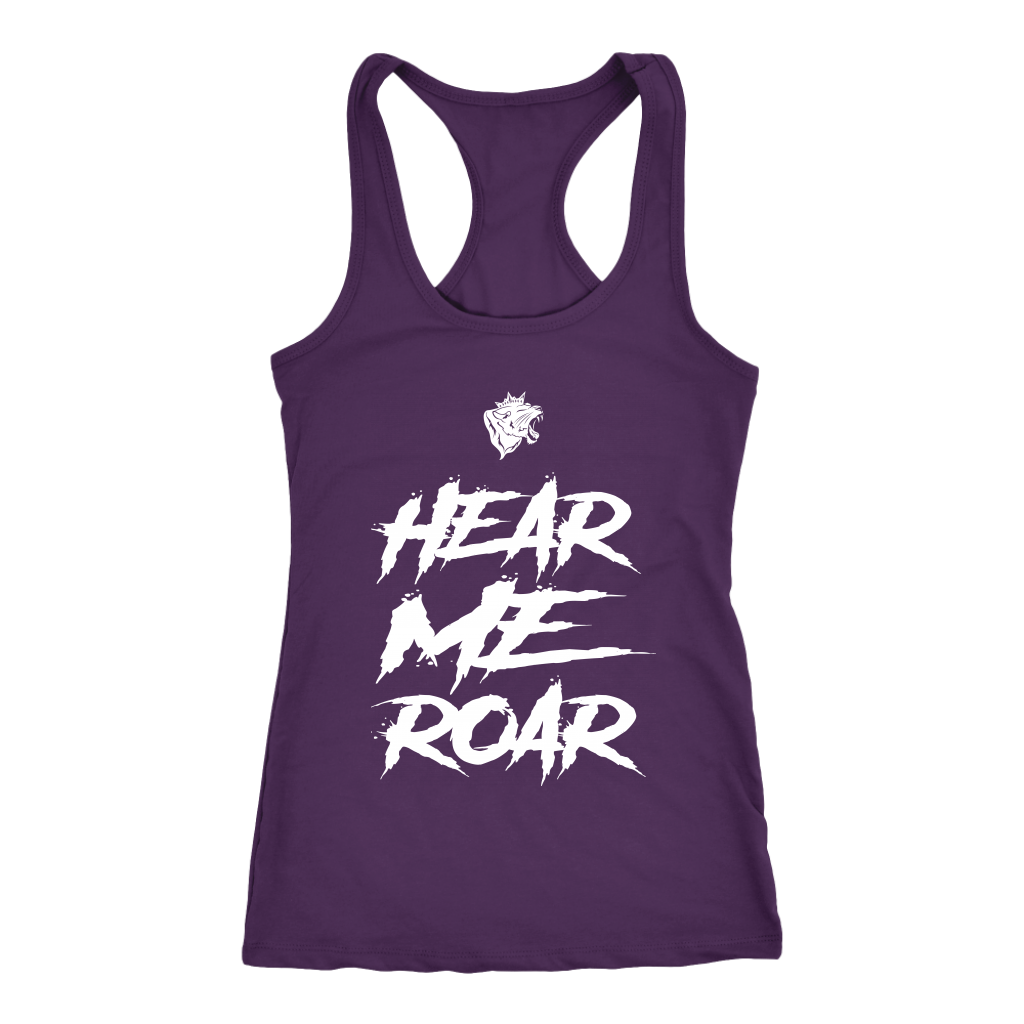 HEAR ME ROAR RACERBACK TANK