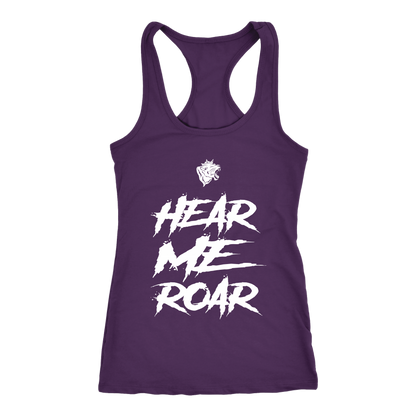 HEAR ME ROAR RACERBACK TANK