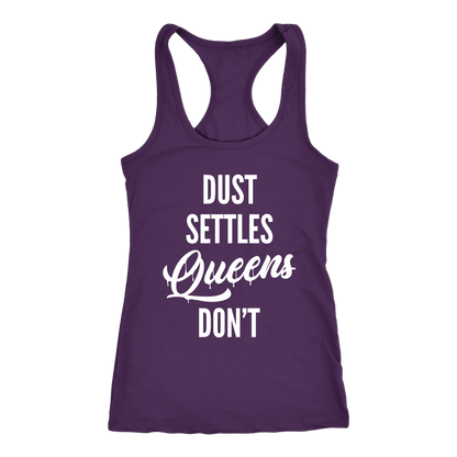 QUEENS DON'T SETTLE RACERBACK TANK