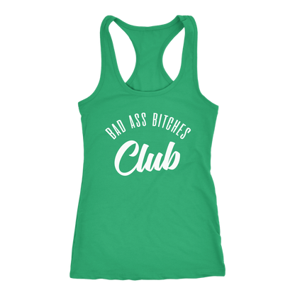 BAD ASS BITCHES CLUB RACERBACK TANK