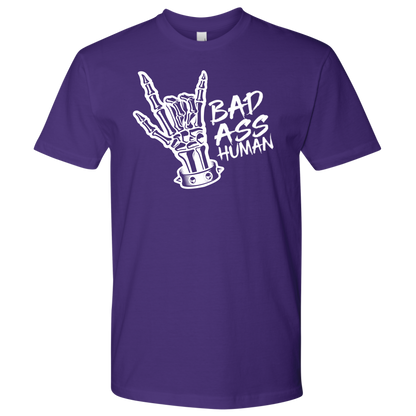 BAD ASS HUMAN SKULL HAND TSHIRT