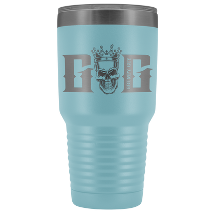 GRUMPY SKULL TUMBLER