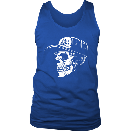 BAD ASS HUMAN SKULLCAP MENS TANK