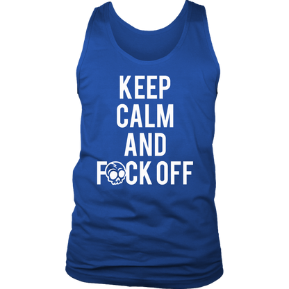 KEEP CALM AND F*CK OFF MENS TANK
