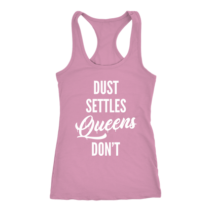 QUEENS DON'T SETTLE RACERBACK TANK