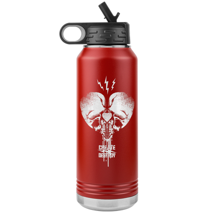 CREATE DESTROY BAD ASS HUMAN 32 OZ WATER BOTTLE