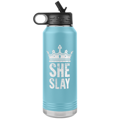 SHE SLAY 32 OZ WATER BOTTLE