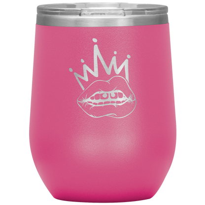 QUEEN BITCH TATTOO WINE TUMBLER