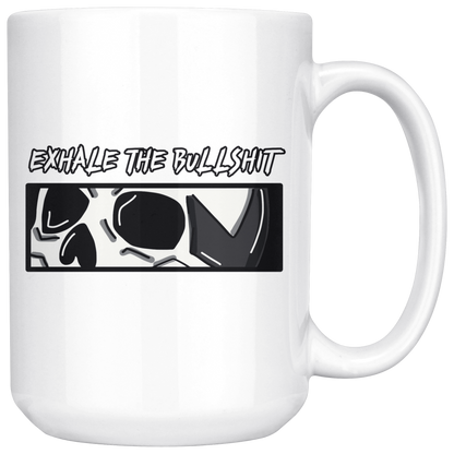 EXHALE THE BULLSHIT MUG