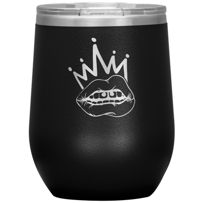 QUEEN BITCH TATTOO WINE TUMBLER