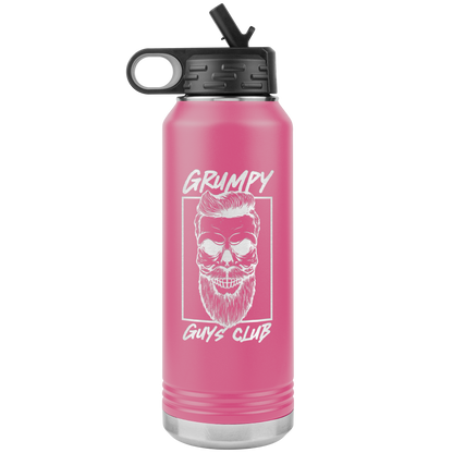 GRUMPY GUYS CLUB SKULL 32 OZ WATER BOTTLE