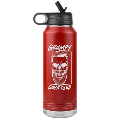GRUMPY GUYS CLUB SKULL 32 OZ WATER BOTTLE