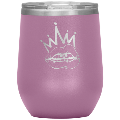 QUEEN BITCH TATTOO WINE TUMBLER