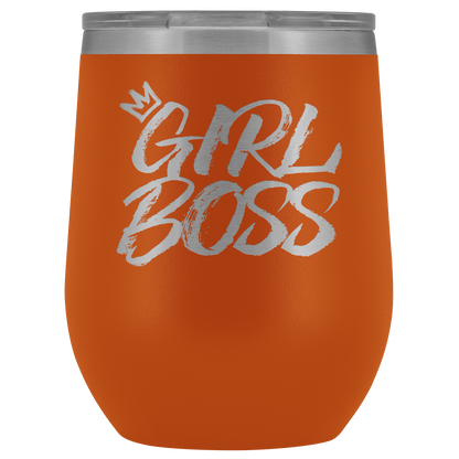 GIRL BOSS WINE TUMBLER