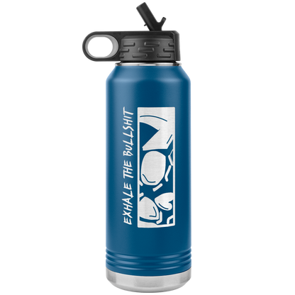 EXHALE THE BULLSHIT 32 OZ WATER BOTTLE