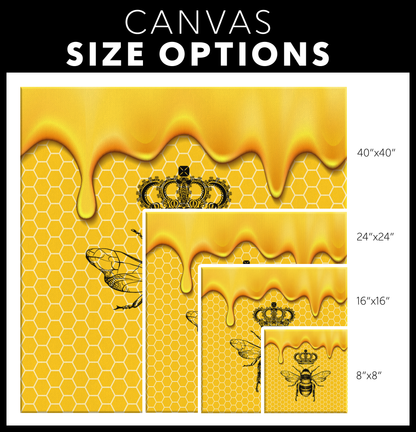 QB CLASSY QUEEN BEE GALLERY CANVAS WALL ART