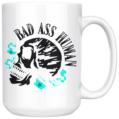 BAD ASS HUMAN MOHAWK MUG