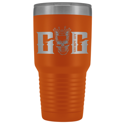 GRUMPY SKULL TUMBLER