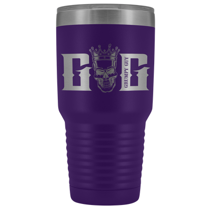 GRUMPY SKULL TUMBLER