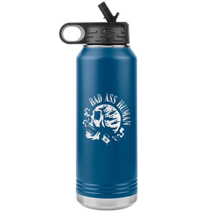 BAD ASS HUMAN MOHAWK 32 0Z WATER BOTTLE