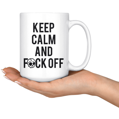 KEEP CALM AND F*CK OFF MUG